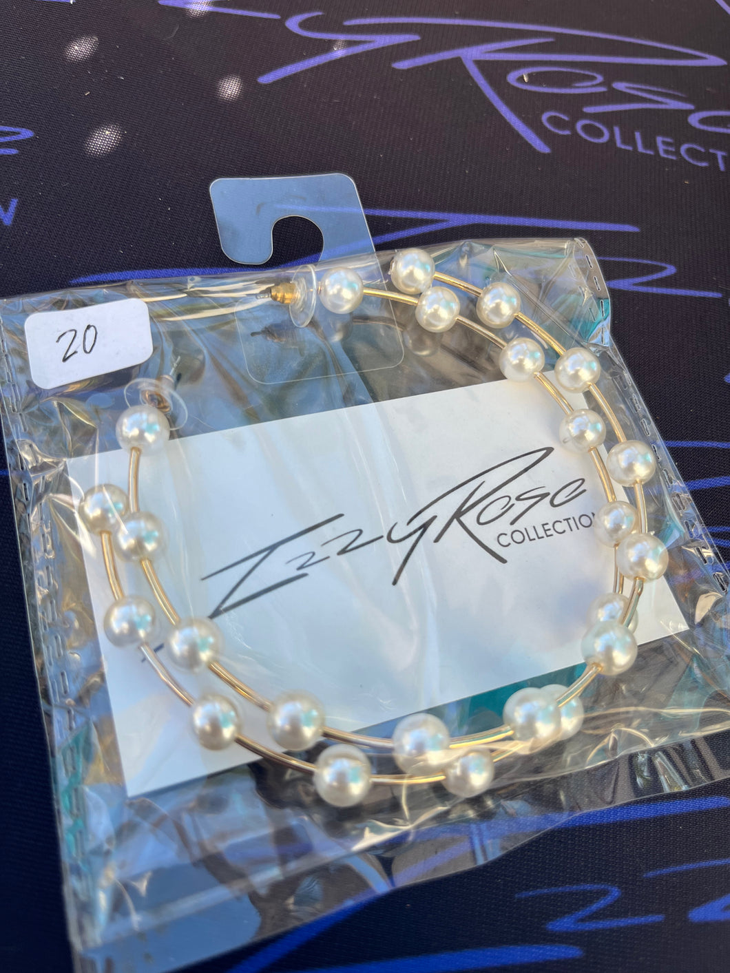 Lightweight 4” pearl hoops