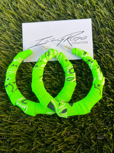 Neon green bandana