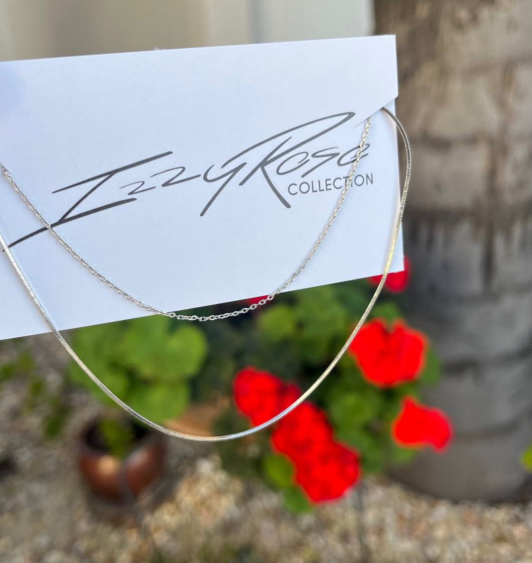 Double chain gold dipped